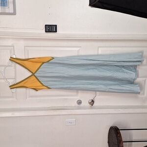 Sancia Naomi Colorblocked Maxi Dress Women Large